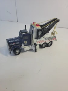 Vintage 1978 Matchbox Super Kings City Police Patrol Peterbilt Tow Truck  - Picture 1 of 6