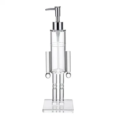 Dispensador de Jabón Cascanueces, Botella de Jabón de Manos Decorativa Recargable Navidad Foto 1 de 4