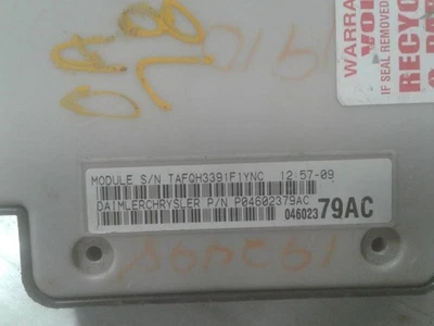 Chasis ECM Body Control BCM debajo del tablero convertible se adapta a 02 SEBRING 636839 Foto 1 de 4