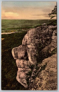 Hand Colored Postcard Lake Minnewaska New York Old Man Of Millbrook Mt 1910s N6 - Picture 1 of 2
