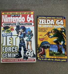 2 X Nintendo 64 Complete Solution Books Zelda 64 - Picture 1 of 14