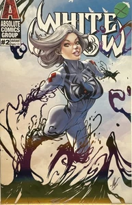 White Widow # 2 Absolute Comics Groups Kickstarter Rainbow Foil - Picture 1 of 5