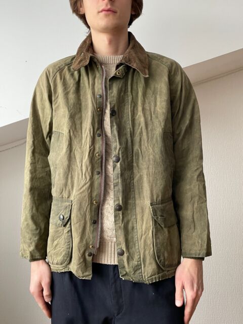 Chaqueta Encerada Barbour España - Beausby Hombre Verde Oliva