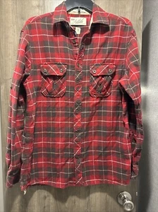 Artful Dodger Plaid Flannel Button Up Shirt Men’s Med - Picture 1 of 8