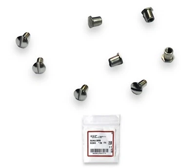 Prada Linea Rossa PS 56MS Gunmetal lentes de reposição parafusos de montagem genuínos - Imagem 1 de 4