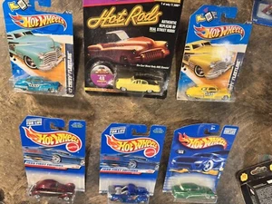 6 Hot Wheels Mob Boss Low Rider Slammed Gangster Lot Chevy Fleetline Cord Buick - Picture 1 of 7