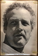 Original Vintage Poster Paul Newman Movie Memorabilia Head Shop Pin Up 1970