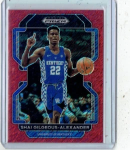 2022-23 Panini Prizm Draft Picks - Shai Gilgeous-Alexander #43 Red Prizm /9 - Picture 1 of 1