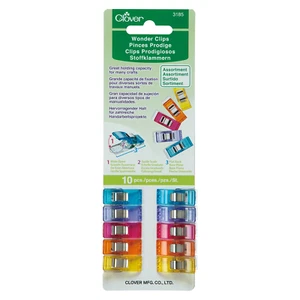 CLOVER WONDER CLIP ASST 10 PCS - Picture 1 of 5