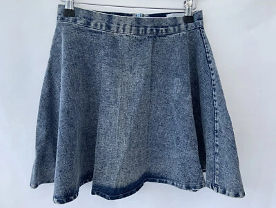 Falda Missguided Denim Azul Línea A Talla 6 Foto 1 de 4