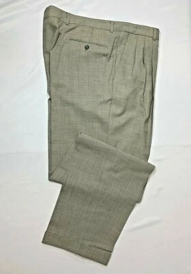 Pantalones de vestir Tallia Uomo para hombre altos 38W X 35L caqui/cuadros Foto 1 de 3