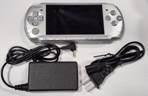 Sony PSP MYSTIC SILVER Portable Handheld Video Game Console System PSP-3000 - Picture 1 of 4