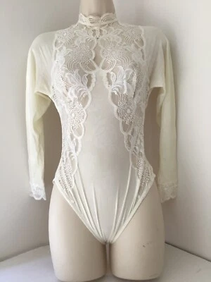 Body de encaje blanco LA PERLA talla: M. Hecho en Italia Foto 1 de 4