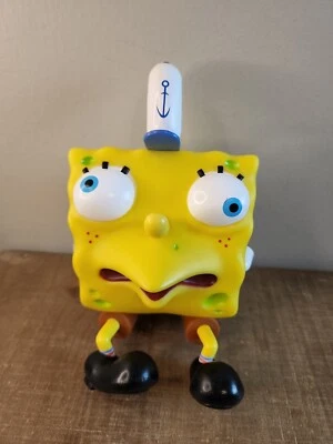 Bob Esponja Pantalones Cuadrados Obra Maestra Meme 7" Burlándose Bob Esponja Figura Coleccionable Foto 1 de 4