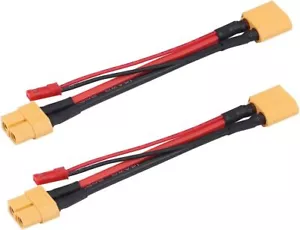Juego de 2 cables adaptadores XT60 14AWG con conector JST 22AWG para modelos RC - Imagen 1 de 8