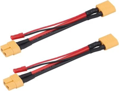 Juego de 2 cables adaptadores XT60 14AWG con conector JST 22AWG para modelos RC - Imagen 1 de 4