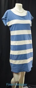 J J.Crew DRESS knit pique shabby stretch boho stripe distressed chic Size M NEW - Imagen 1 de 7