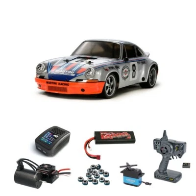 Tamiya Porsche 911 Carrera RSR TT-02 Brushless-Edition Komplettset #58571BLSET
