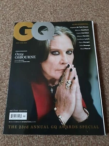 GQ Magazine Jan/Feb 2021 23rd Annual GQ Awards Special Ozzy Osbourne - Picture 1 of 1