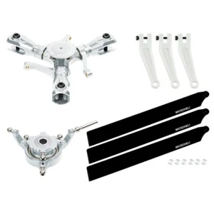 Microheli CNC Triple Carbon Plastic Blades Conversion Set - OMP Hobby M2 EVO - Picture 1 of 1