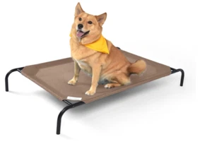 Erhöhtes Hundebett großer Hund Kühlung Outdoor Indoor Hunde entlastet Gelenkdruck - Bild 1 von 8