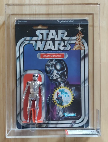 Vintage STAR WARS Death Star Droid Graded AFA 80 Boba Fett offer 20 back figure Cover