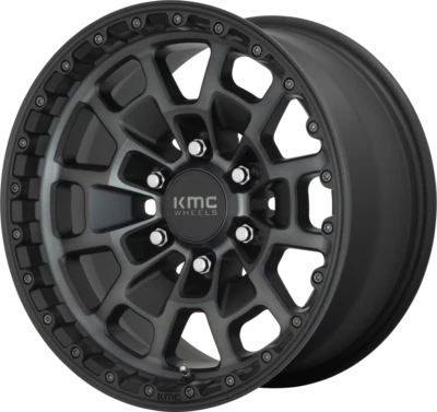 16英寸黑色灰色轮辋GMC Sierra 1500卡车育空郊区6凸耳6x5.5 — 第 1/4 张图片