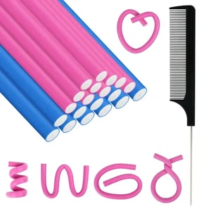 Papilotten Lockenwickler,20 Stück DIY Design Flexible Locken Ohne Hitze, Twis... - Bild 1 von 10