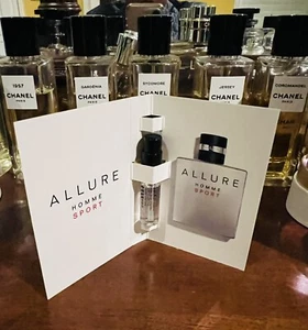 CHANEL ALLURE Homme Sport Men’s Eau De Toilette Spray Sample - Size 1.5 ML - Picture 1 of 3