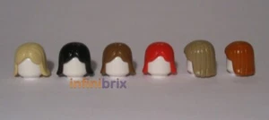 Lego Hair 96859 / 4530 PICK & MIX ANY COLOURS! Tan Black Red Dark Tan Orange - Picture 1 of 6