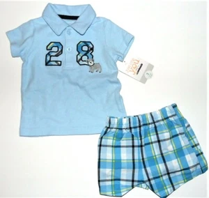 Just One You by Carter's Infant Boys Doggy Short Set Size 3M NWT - Picture 1 of 1