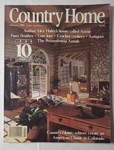 Better Homes and Gardens COUNTRY HOME Magazine (Feb 1989) Alex Haley, The Amish - Picture 1 of 8