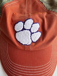 Gorra de pelota Clemson Tigers Team Top of the World naranja camuflaje gorra trasera ajustable - Imagen 1 de 5