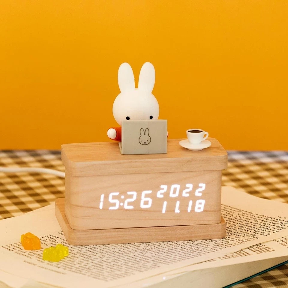 Miffy LED  Calendar table clock ,Full-year Calendar table clock -Authentic - Image 1 of 4
