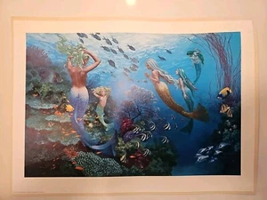 James Christensen Sisters of Sea 1995 Signed Limited #1491 of 2000 Unframed - Picture 1 of 10