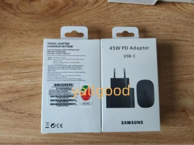 45W Super Fast Charger Plug For Galaxy S24 Plus S22 S23 Ultra Note20 Note10 S20 - Image 1 of 4