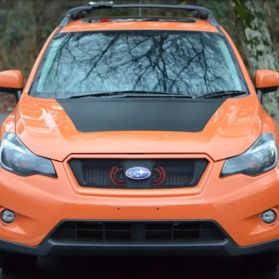 Calcomanía de vinilo antirreflejo apagón capó pegatina para Subaru Crosstrek 2017-2024 Foto 1 de 2