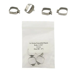 5 Kit Dental Orthodontic Molar Bands Roth 022 Weld Single Tube First 32-44# 3M - Picture 1 of 8
