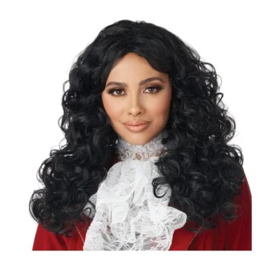 Peluca Pirata - Capitán Garfio - Balancín - Negro - Accesorio de Disfraz - Adulto Foto 1 de 3