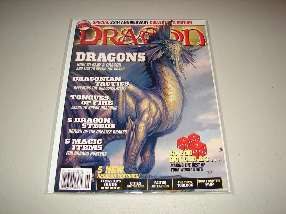 Dragon Magazine #284 - “Escala y Garra, Tácticas Draconianas, Lengua de Dragón” Foto 1 de 1