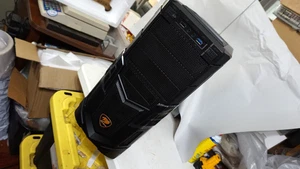 COUGAR Volant Black Steel ATX Mid Tower Computer Case NOS free ship USA - Picture 1 of 8