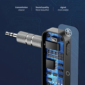 Baseus Bluetooth 5.0 Audio Music Receiver Wireless 3.5mm AUX Home Car Adapter - Zdjęcie 1 z 12