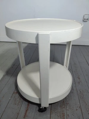 Kastilia Round Coffee Table Trolley Bar Side Table Space Age Retro Vintage 70s - Image 1 of 4