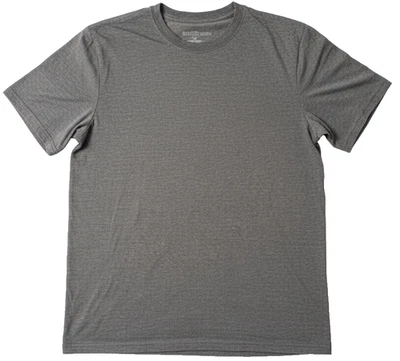 МУЖСКАЯ ФУТБОЛКА: Athletic Works Performance Blend темно-серая тренировочная активная СРЕДНЯЯ - Изображение 1 из 2