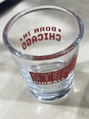 Stern Pinball Machines Logo Shot glass Chicago Godzilla John Wick Metallica Jaws - Image 1 of 4