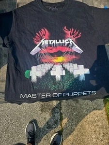 Vintage Y2K 2006 Metallica Master Of Puppets Band T-Shirt Medium doppelseitig - Bild 1 von 1