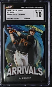 2024 Topps Finest Colton Cowser #A-3 Arrivals CGC 10 - Picture 1 of 2