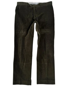 Lauren Ralph Lauren grüne mittelhohe Cordhose vorne flach Herren Größe **34 - Bild 1 von 24