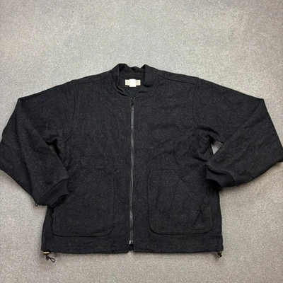 CC Filson Jacket Adult Large Black Mackinaw 100% Wool Style 122 USA Outdoors Men - Image 1 of 4