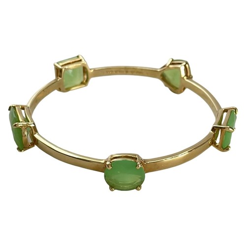 Autentico Kate Spade Bracciale in plastica con ferramenta verde chiaro oro